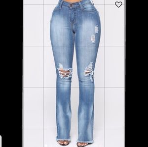 Distressed Jeans sz 9